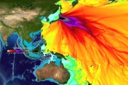Волны, порождённые японским землетрясением, почти достигли космоса