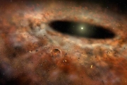 Газопылевой диск вокруг звезды исчез на глазах у астрономов