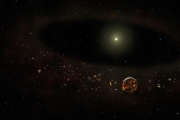 Газопылевой диск вокруг звезды исчез на глазах у астрономов