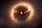 Телескоп ALMA зафиксировал в созвездии Волка рождение звезды и планет